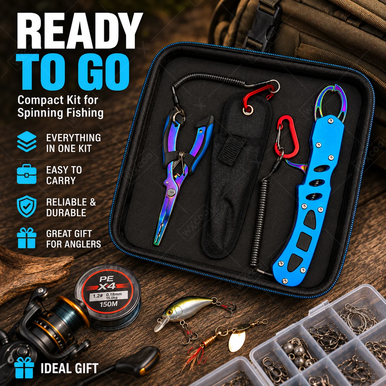 Mavi Titanyum Kaplamalı Tuzlu  - Fishing Hook Sharpener incelemesi ve fiyatı